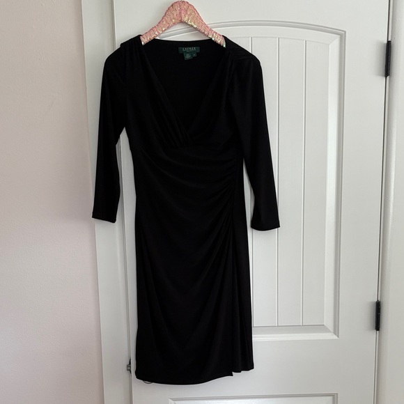 Ralph Lauren Black Long Sleeve Dress - Picture 1 of 3